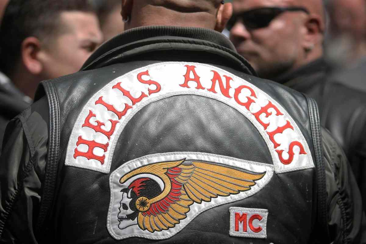 Hells Angels sul giubbotto di pelle