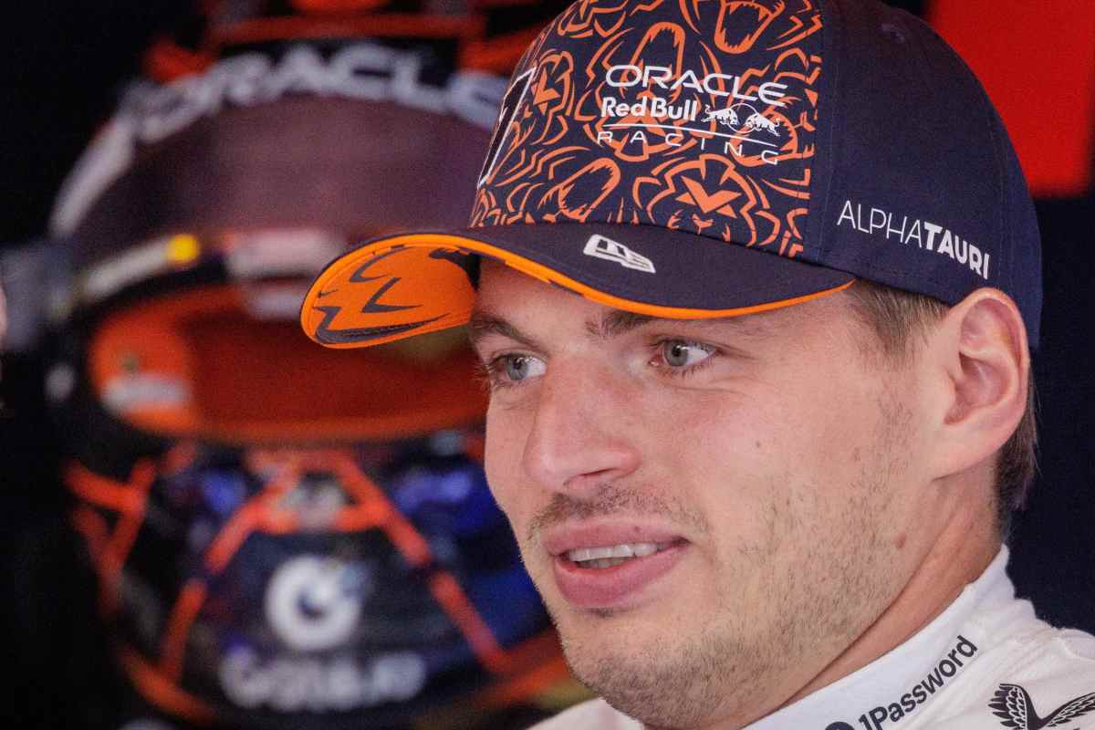 Primo piano di Max Verstappen