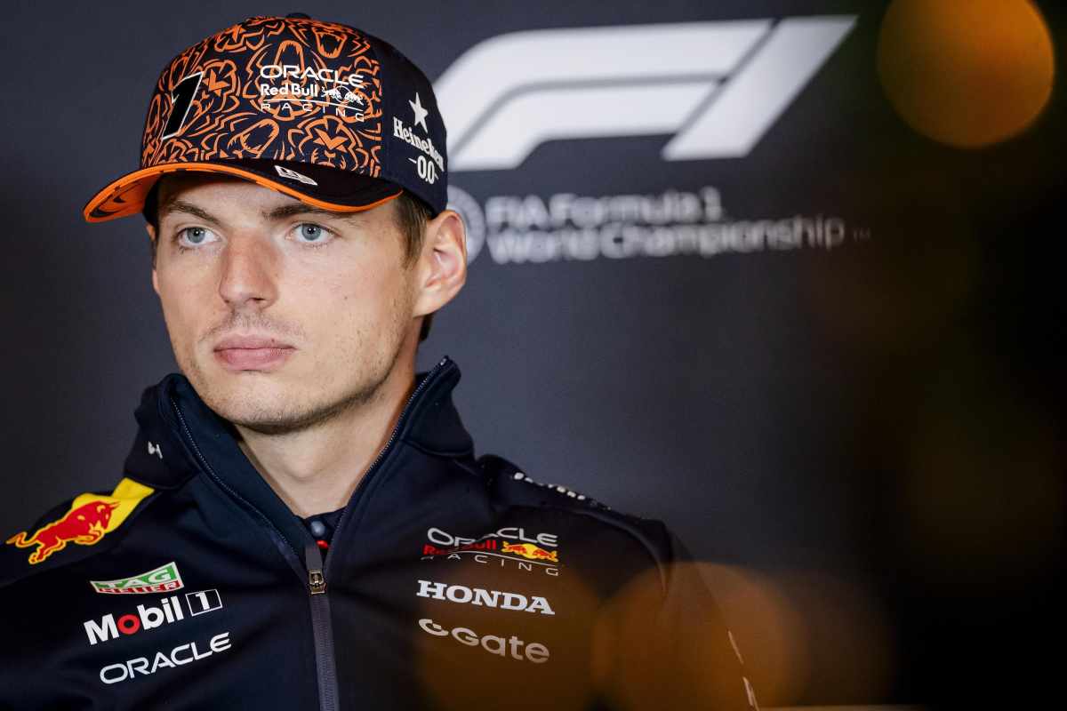 Primo piano di Max Verstappen