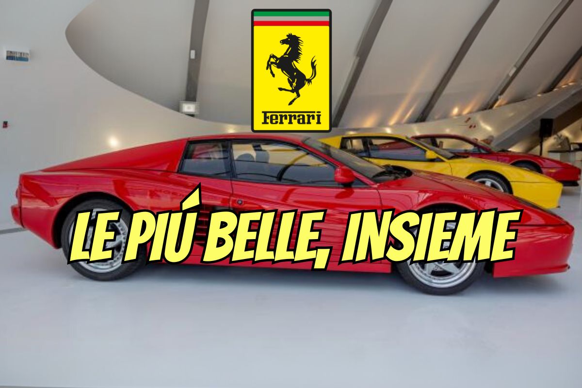 Le più belle Ferrari insieme