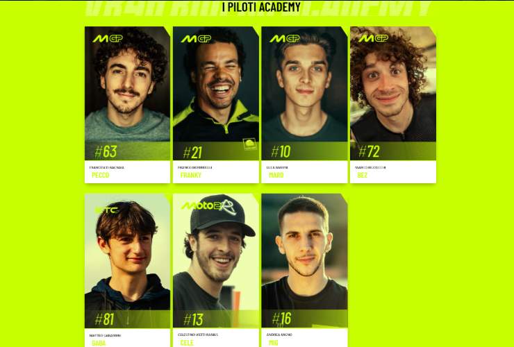 Piloti VR46 Academy MotoGP