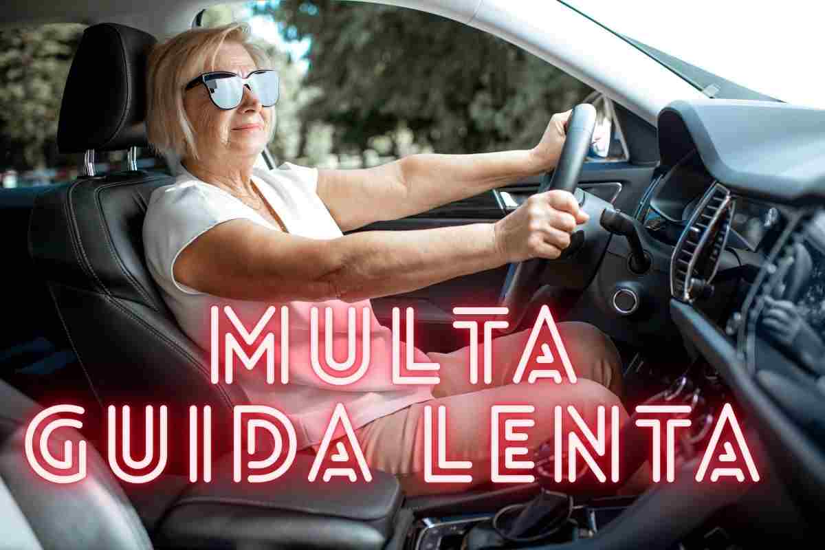 Multa guida piano pericolo