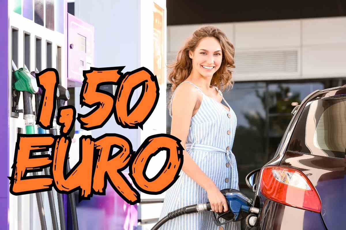 Benzina novità 1,50 euro