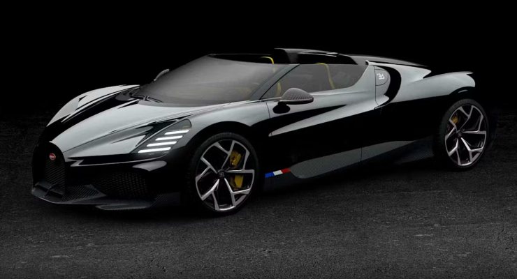 Bugatti W16 Mistral motore ultima