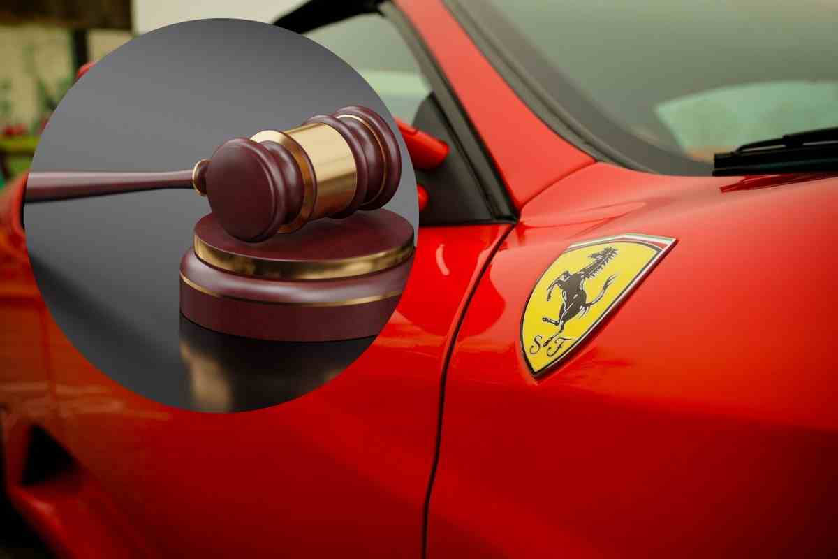 ferrari auto logo asta