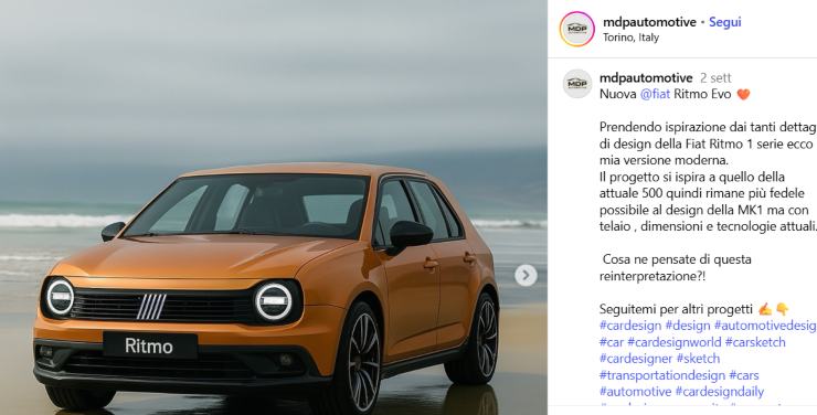 FIAT Ritmo novità auto