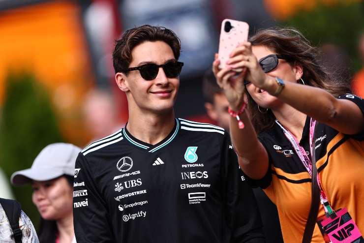 George Russell Verstappen F1 addio Mercedes