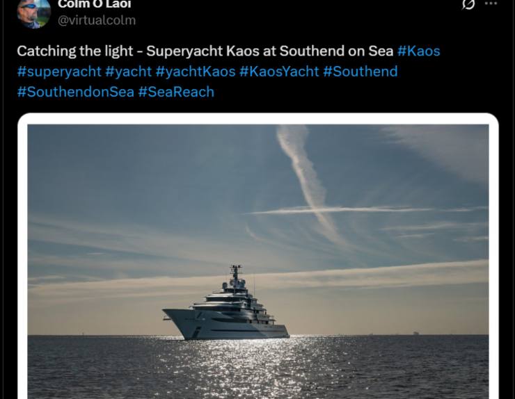 SuperYacht Kaos novità nave