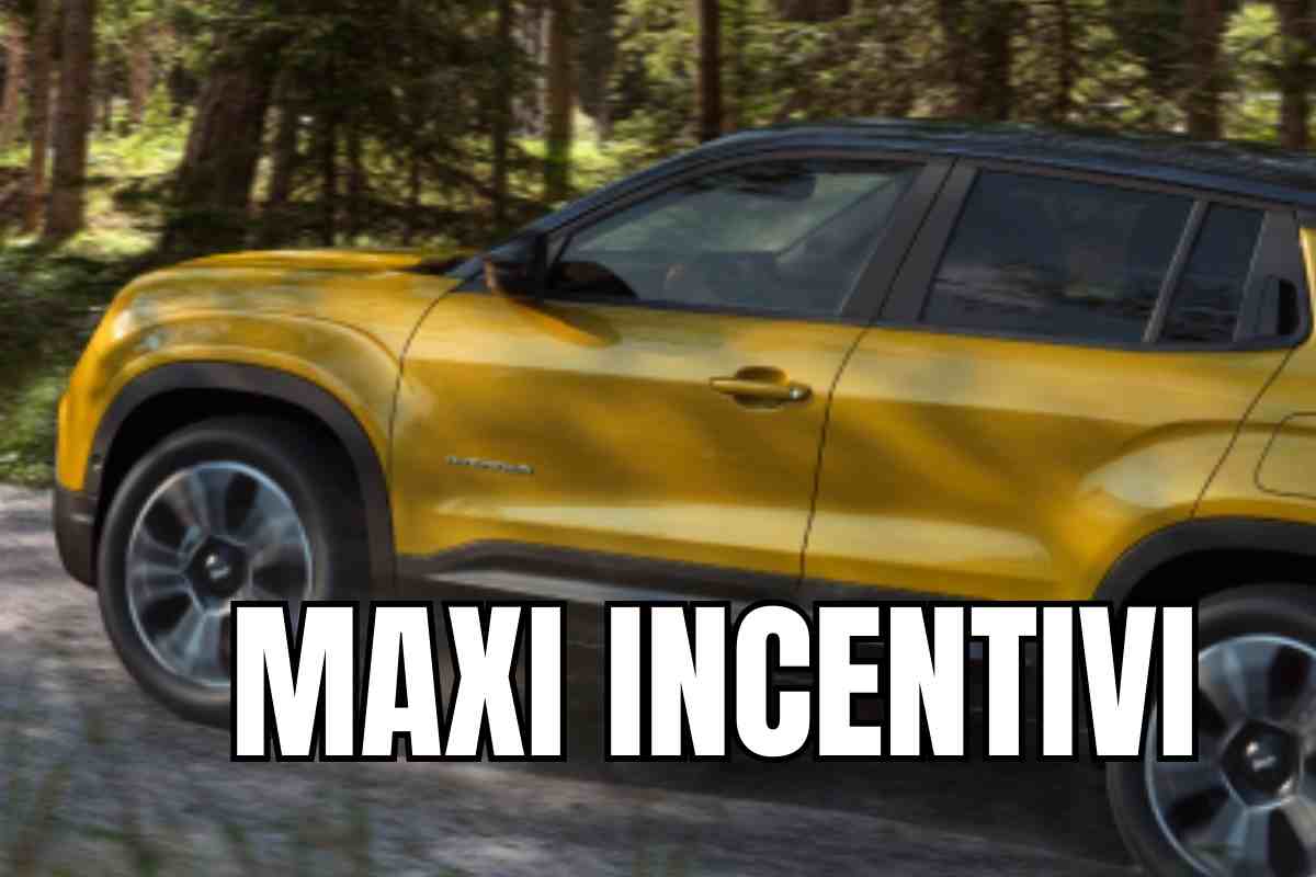 maxi incentivi suv più venduto