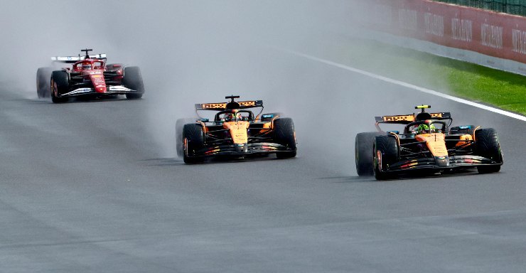 Mclaren e Ferrari in un GP di Formula 1