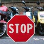 ZTL Milano Moto scooter stop