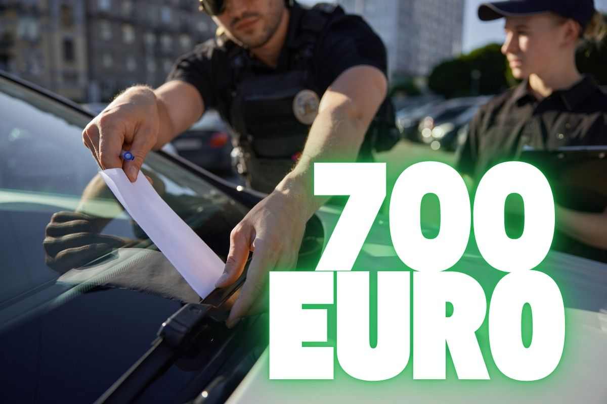Revisione auto multa 700 euro