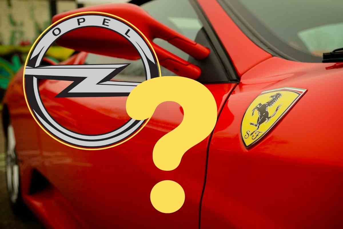 opel ferrari auto logo