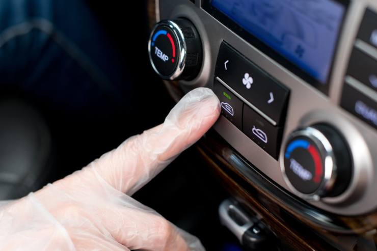 Ricircolo aria condizionata auto