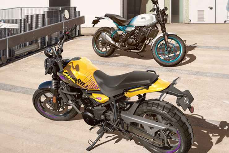 Royal Enfield Guerrilla 450 moto novità