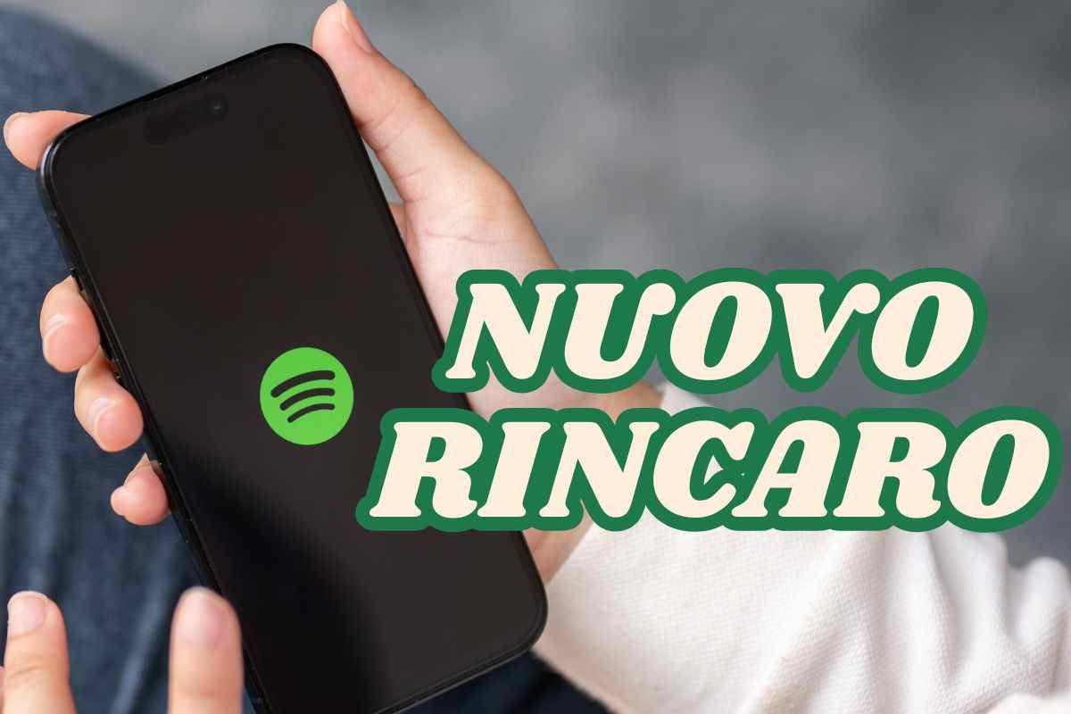 Spotify prezzo aumento auto
