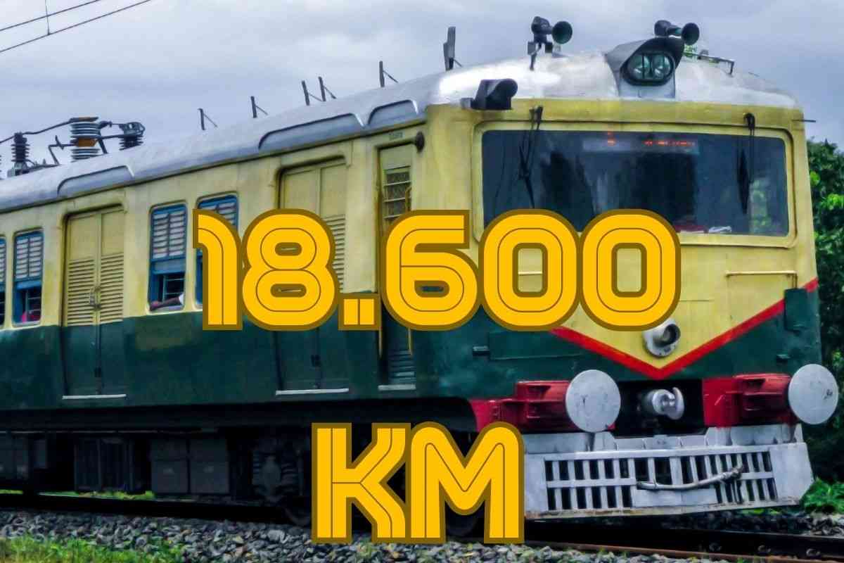 Treno Europa Asia 18.600 km