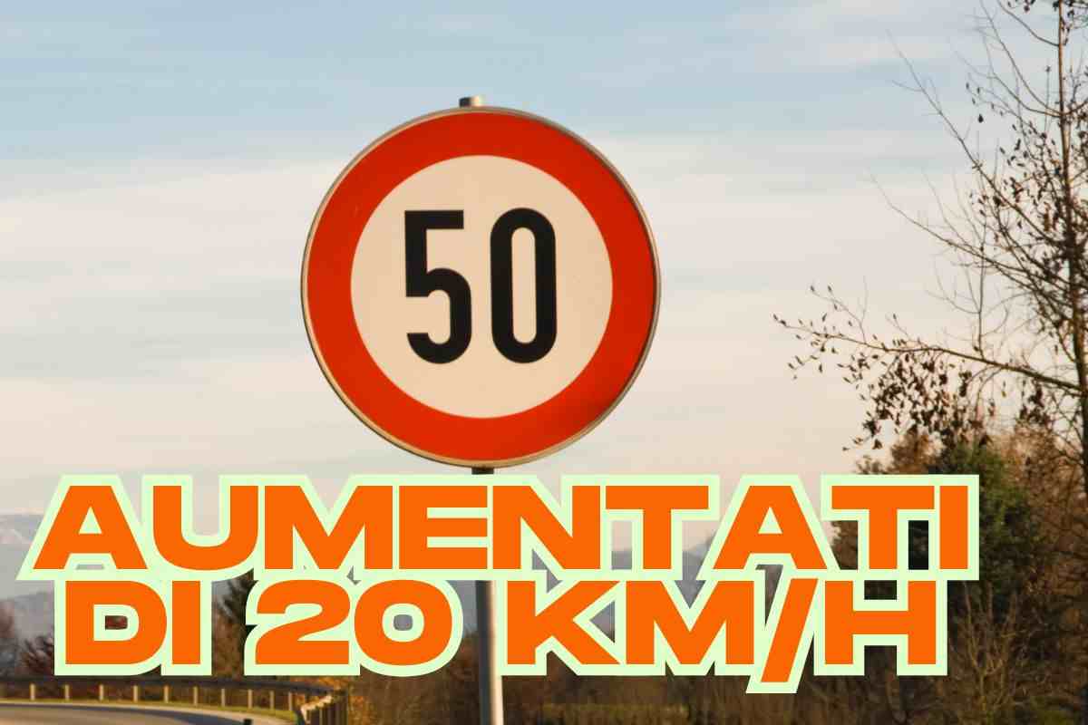 Velocità limiti 20 km/h