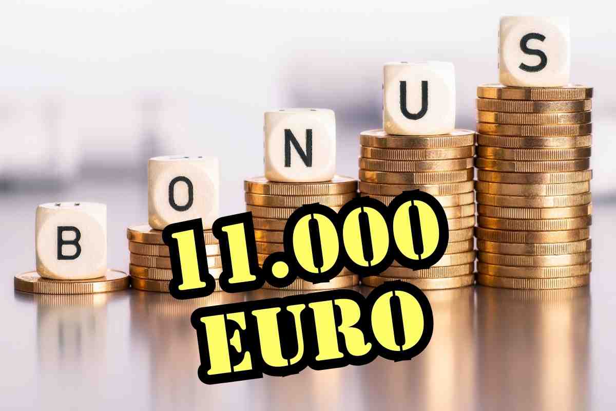 Bonus fino a 11.000 euro