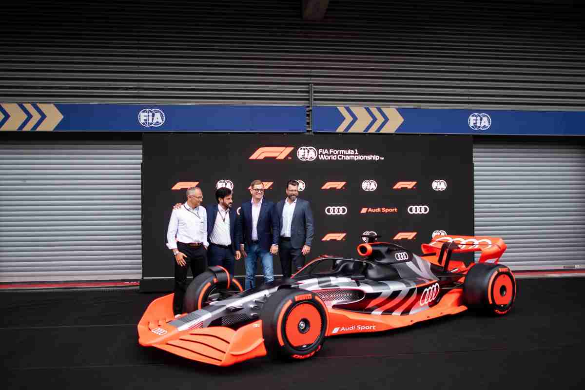 La vettura prototipo dell'Audi in F1