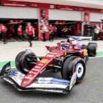 La Ferrari scende in pista dai box