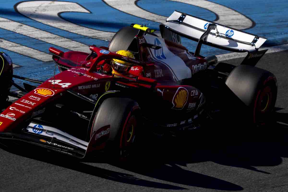 Hamilton dato imbarazzante per la Ferrari