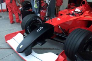 Immagine della Ferrari in lutto