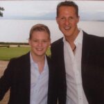 Michael e Mick Schumacher abbracciati