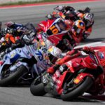 I piloti della MotoGP in pista