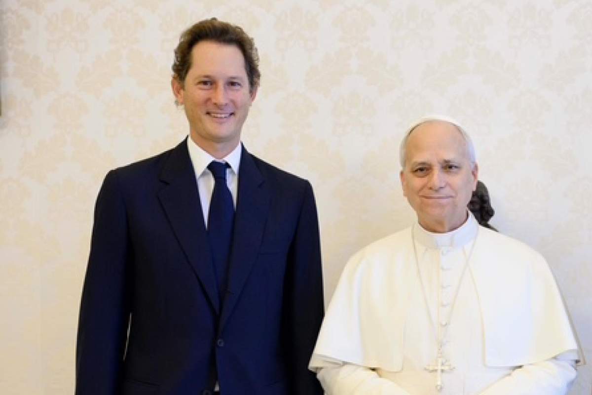 elkann papa leone