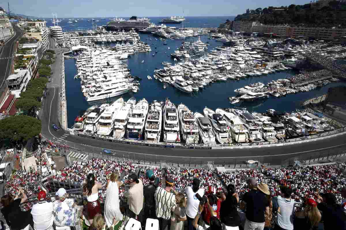 foto panoramica del tracciato del GP di Monaco