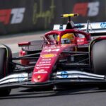 La Ferrari in pista con Hamilton