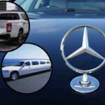 mercedes logo limousine pick up