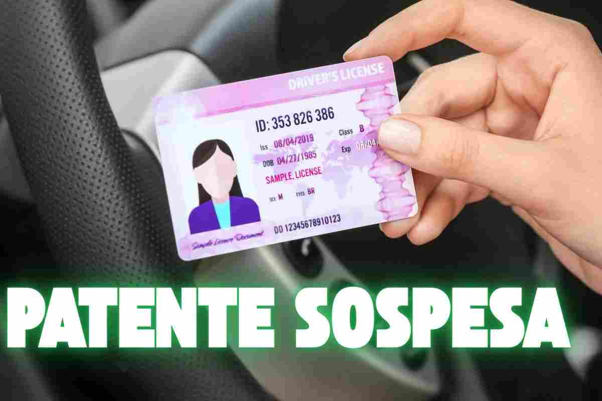 Patente sospesa tolleranza zero rifiuti