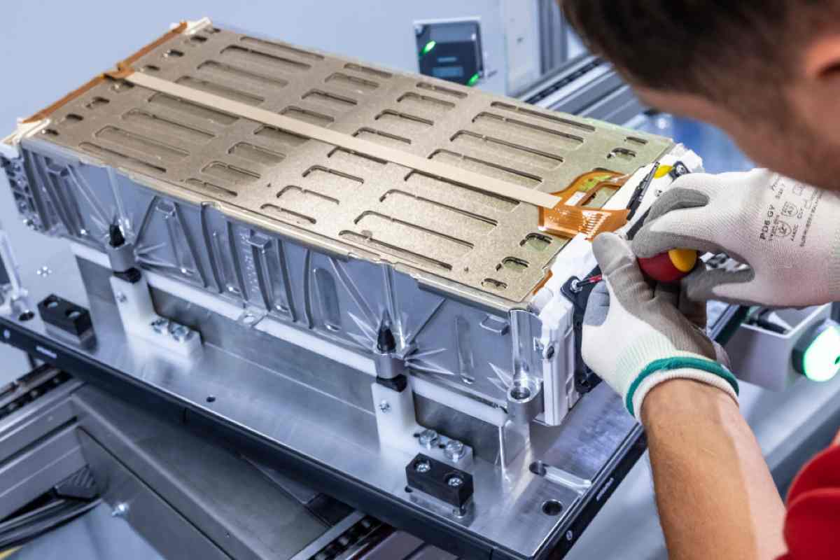 Una componente della nuova Ferrari elettrica