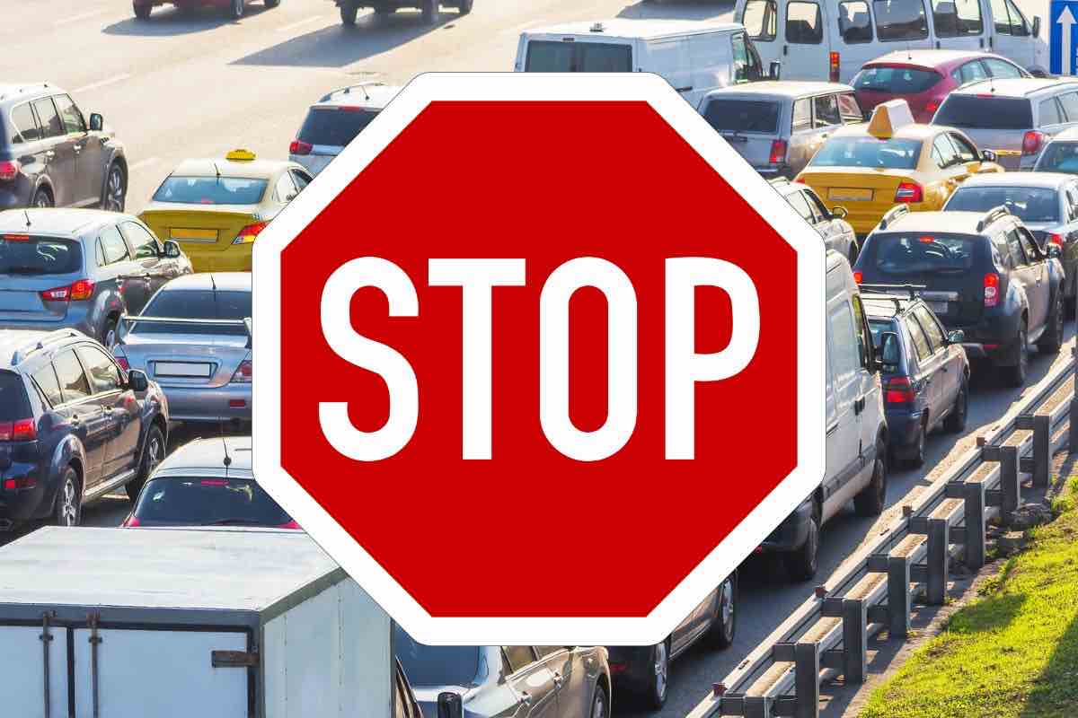 Auto stop circolazione ottobre nord Italia