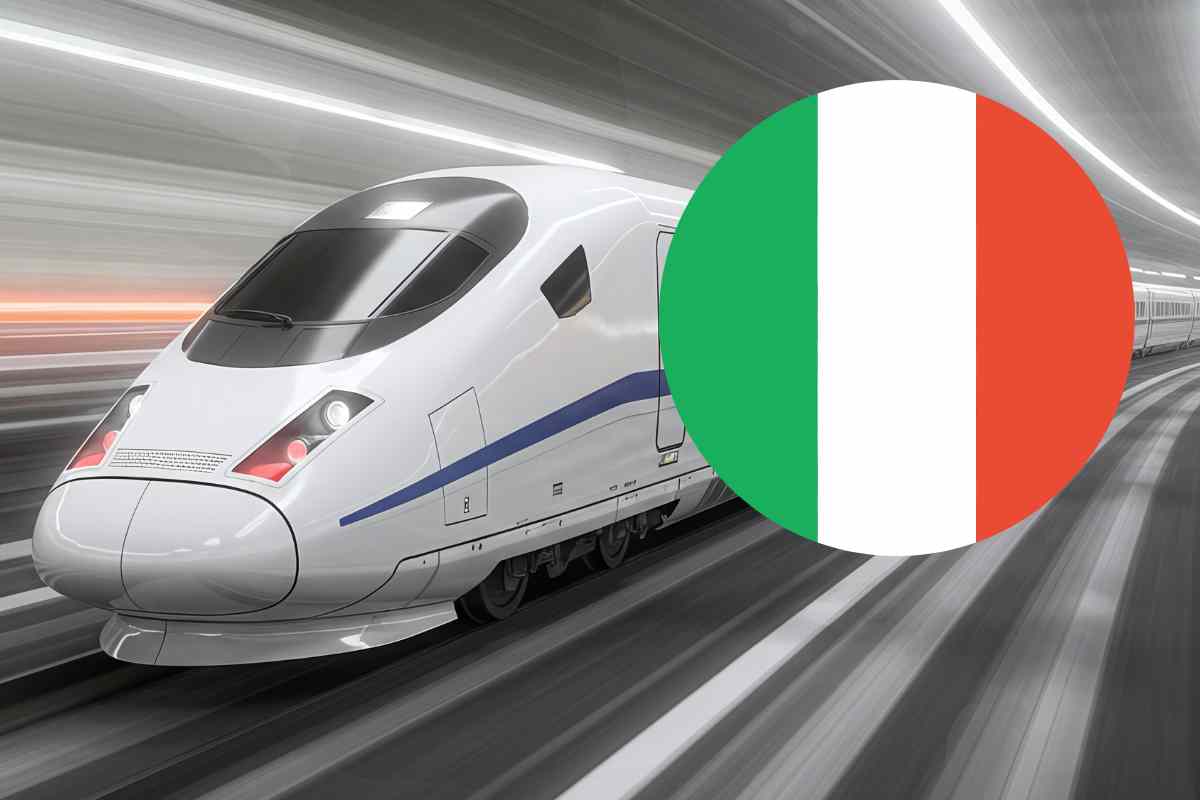 treno bandiera italia