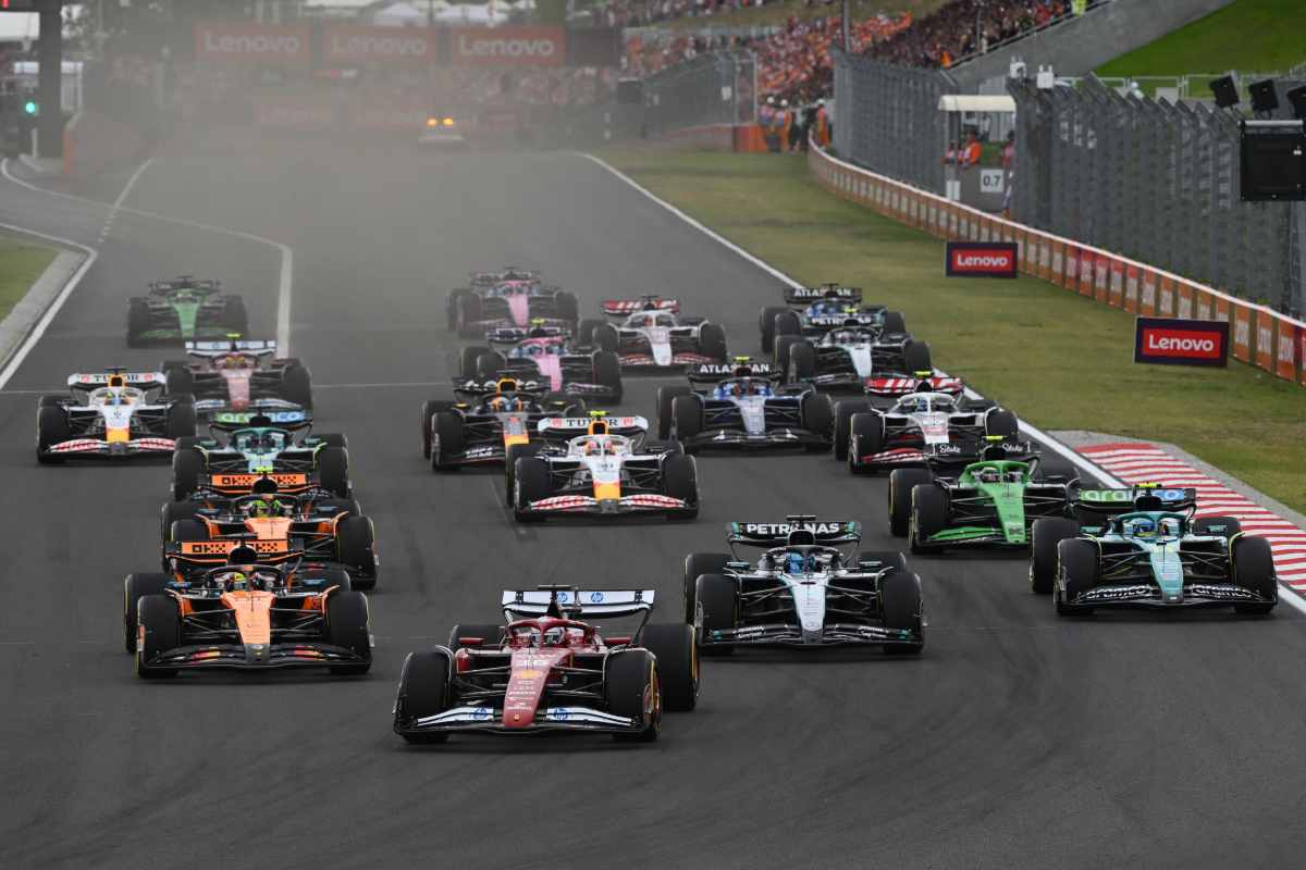 La partenza in Formula 1