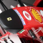 La Ferrari di Schumacher in lutto