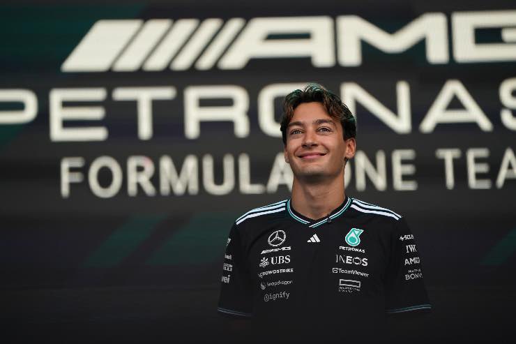 George Russell Verstappen Mercedes F1