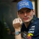 Verstappen con la divisa Red Bull