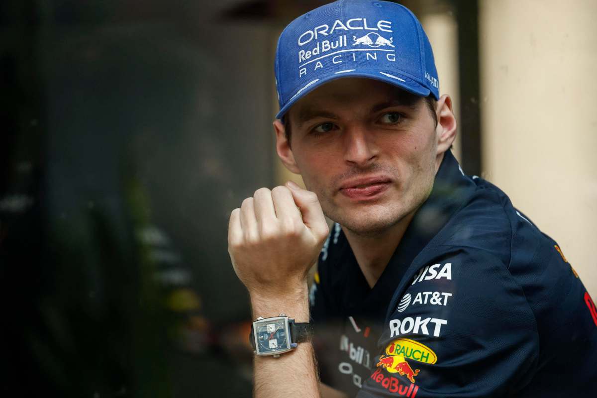 Verstappen con la divisa Red Bull