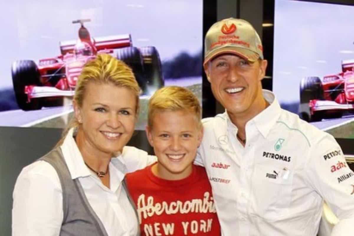 La famiglia Schumacher riunita