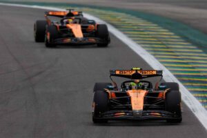 Le due McLaren in pista
