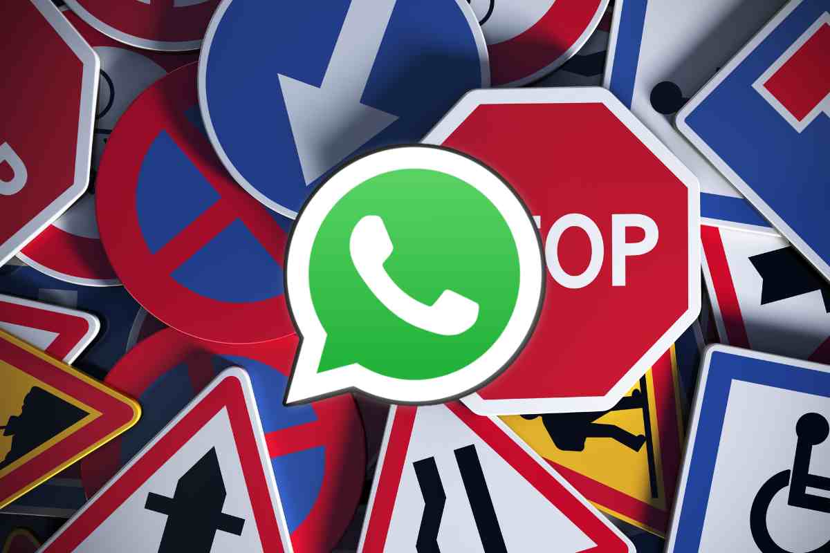 Segnali stradali: WhatsApp lo diventa