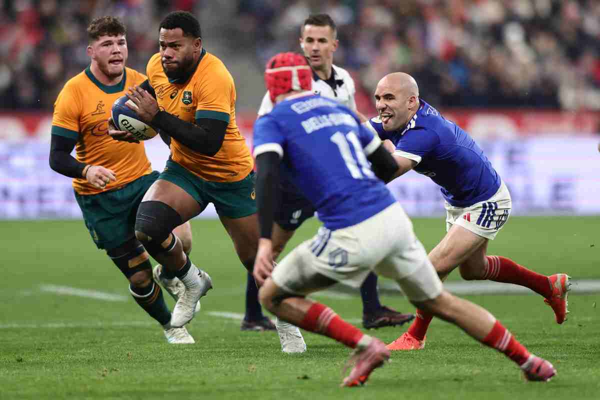 immagine di una partita di rugby