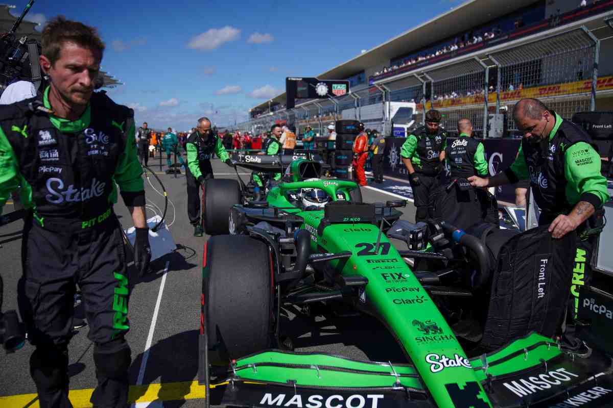 monoposto di Formula 1 prima del via