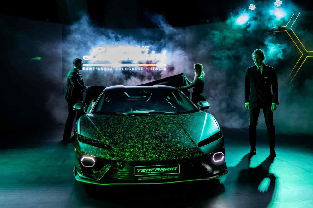 La trasformazione della Lamborghini Temerario