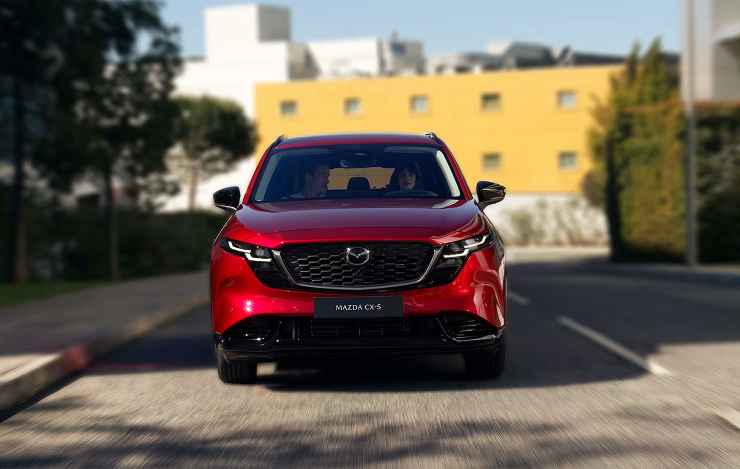 Il frontale della Mazda-cx-5