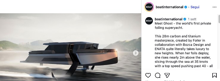 yacht ghost novità lusso